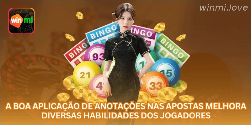 A boa aplicação de anotações nas apostas melhora diversas habilidades dos jogadores.